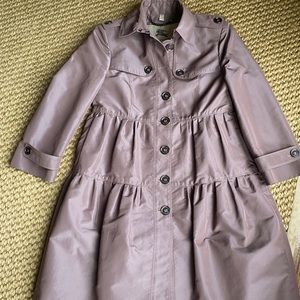 BURBERRY LILAC RAINCOAT 4